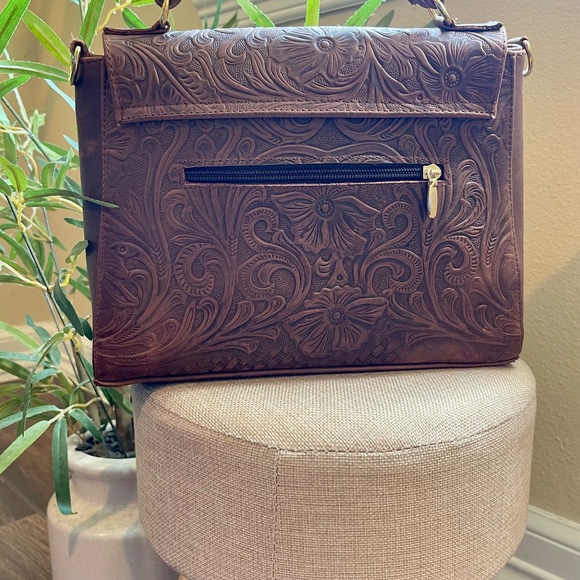 Hand Tooled Leather Bag - Picture 5 of 5